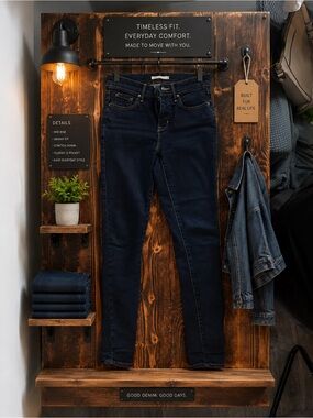 Levi's Deep Indigo Skinny Stretch Jeans